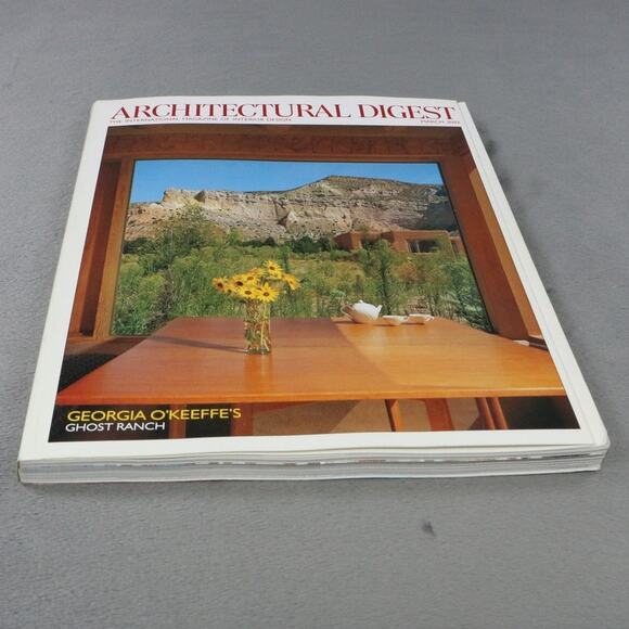 Architectural Digest Magazine March 2002 Georgia O’Keeffe Ghost Ranch NM - Picture 2 of 9